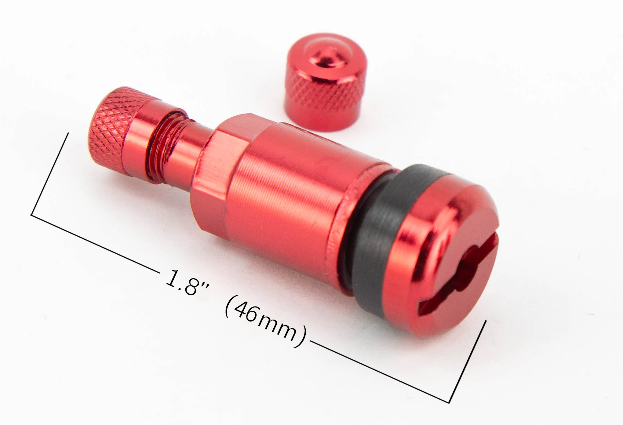 V2 Aluminum Valve Stem Set - 1.8" Long - Image 3