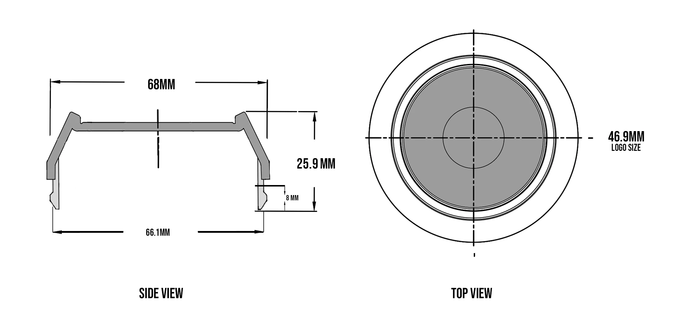 Raised Center Cap for DS Series - Image 9